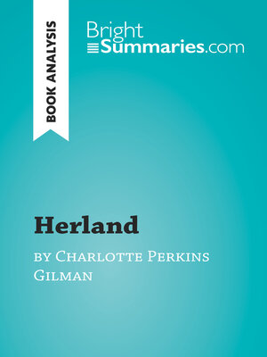 cover image of Herland by Charlotte Perkins Gilman (Book Analysis)